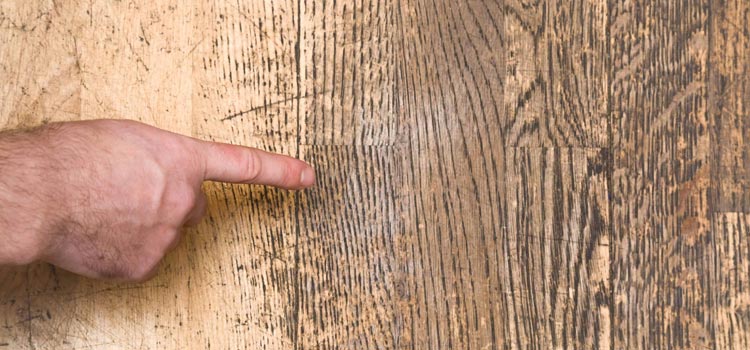 Wood Door Scratch Repair in Strawberry
